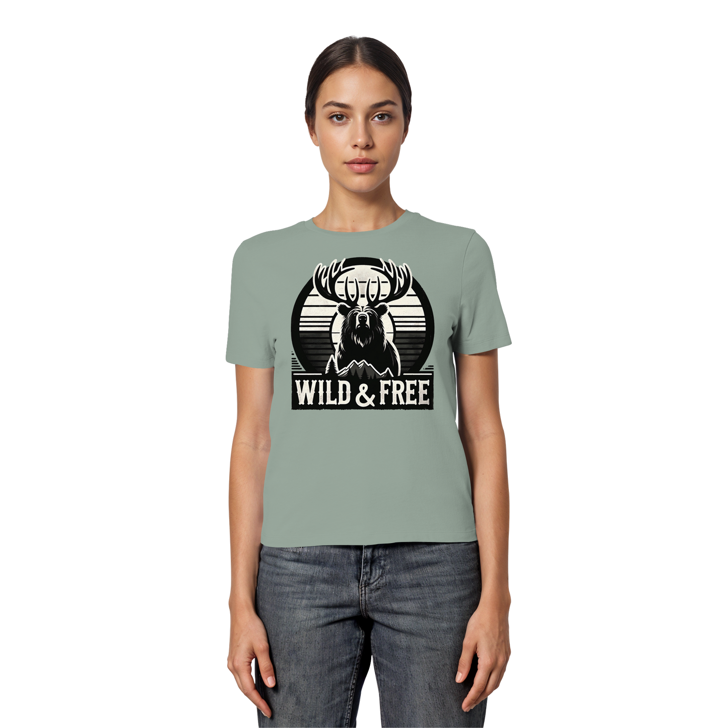 “Wild & Free” Women’s Favorite Tee – Perfect for Camping and Outdoor Adventures