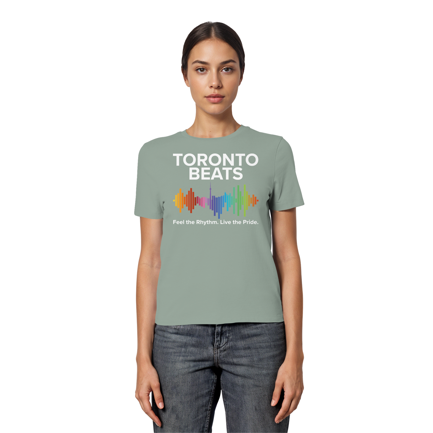 Toronto Beats Fitted Ladies T-Shirt – Loud. Proud. All Day Vibes.