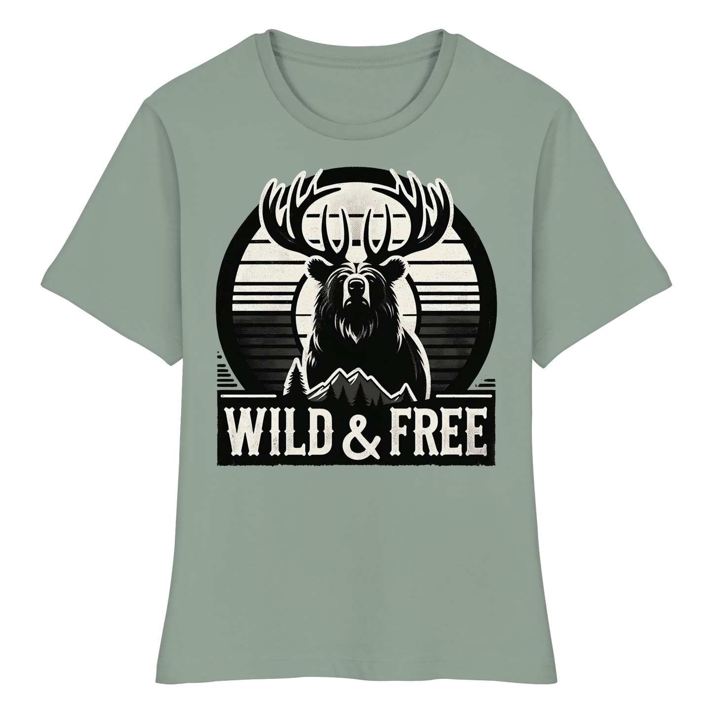 “Wild & Free” Women’s Favorite Tee – Perfect for Camping and Outdoor Adventures