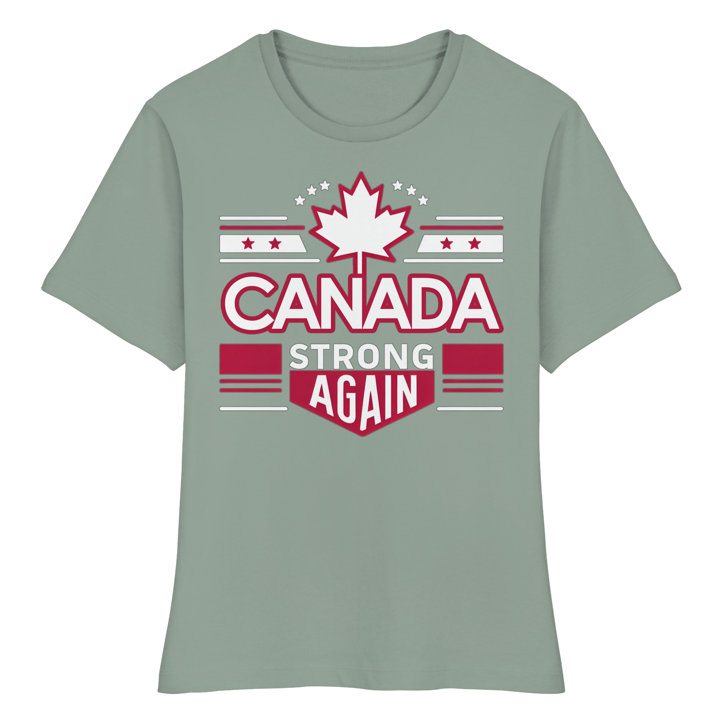“Canada Strong Again” Women’s Favorite Tee – Wear Your Pride, Bold and Patriotic!