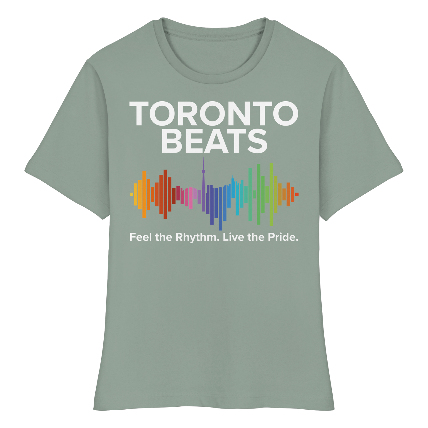 Toronto Beats Fitted Ladies T-Shirt – Loud. Proud. All Day Vibes.