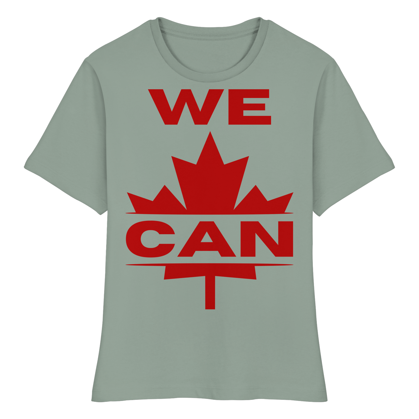 “WE CAN” with Maple Leaf – Women’s Favorite Tee – Casual Comfort for Every Occasion