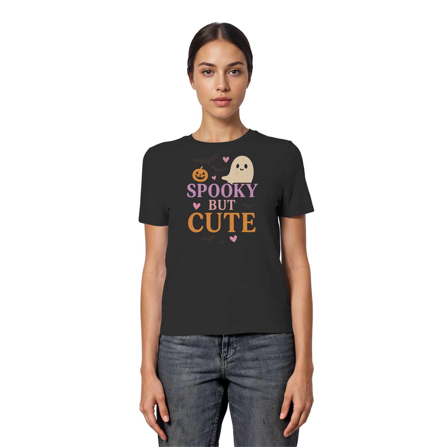 Spooky But Cute – Women’s Halloween Shirt - Adorable & Funny Spooky Design