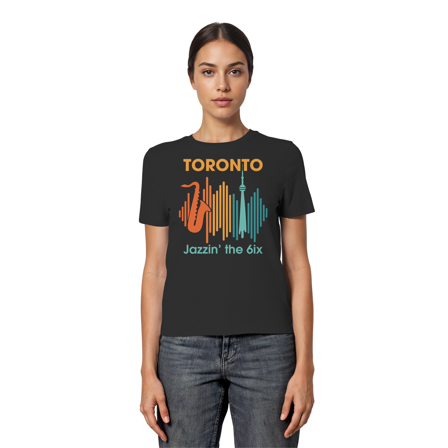 Toronto Jazzin’ the 6ix – Women’s Favourite Tee for That Soulful City Sound