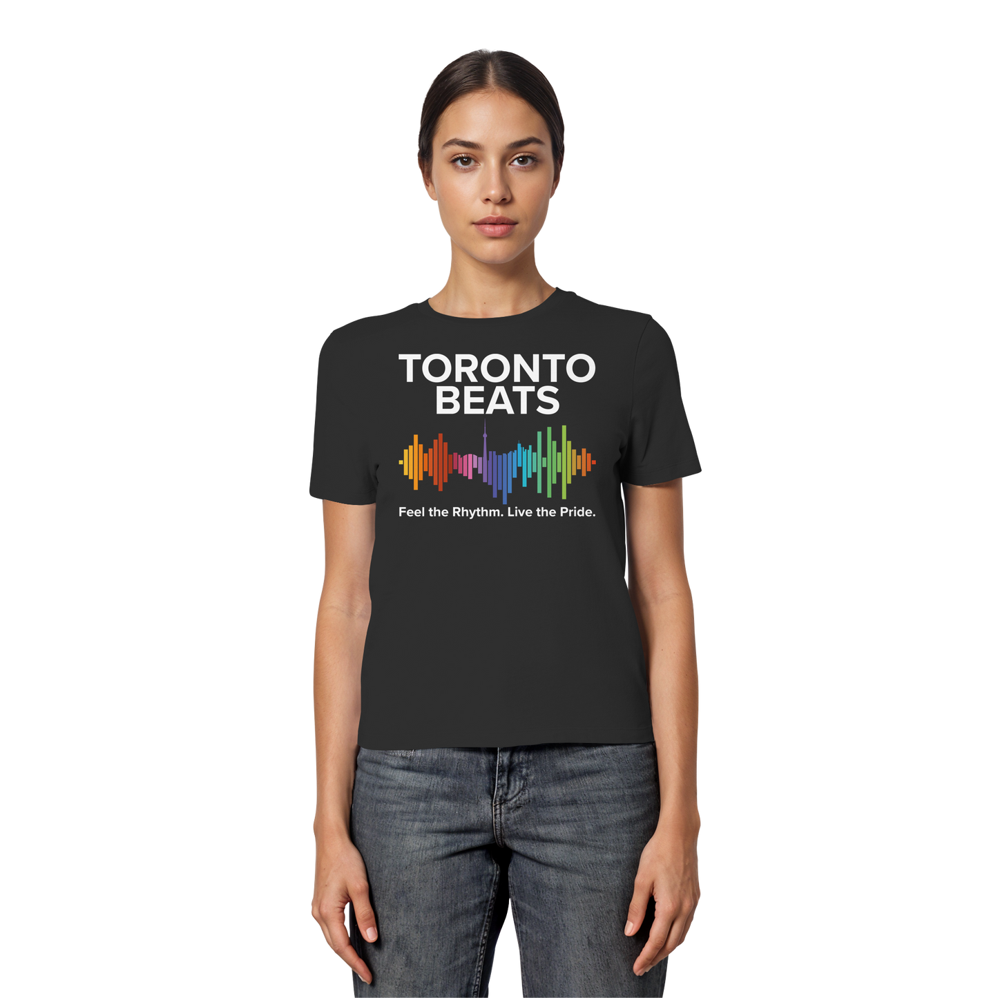 Toronto Beats Fitted Ladies T-Shirt – Loud. Proud. All Day Vibes.