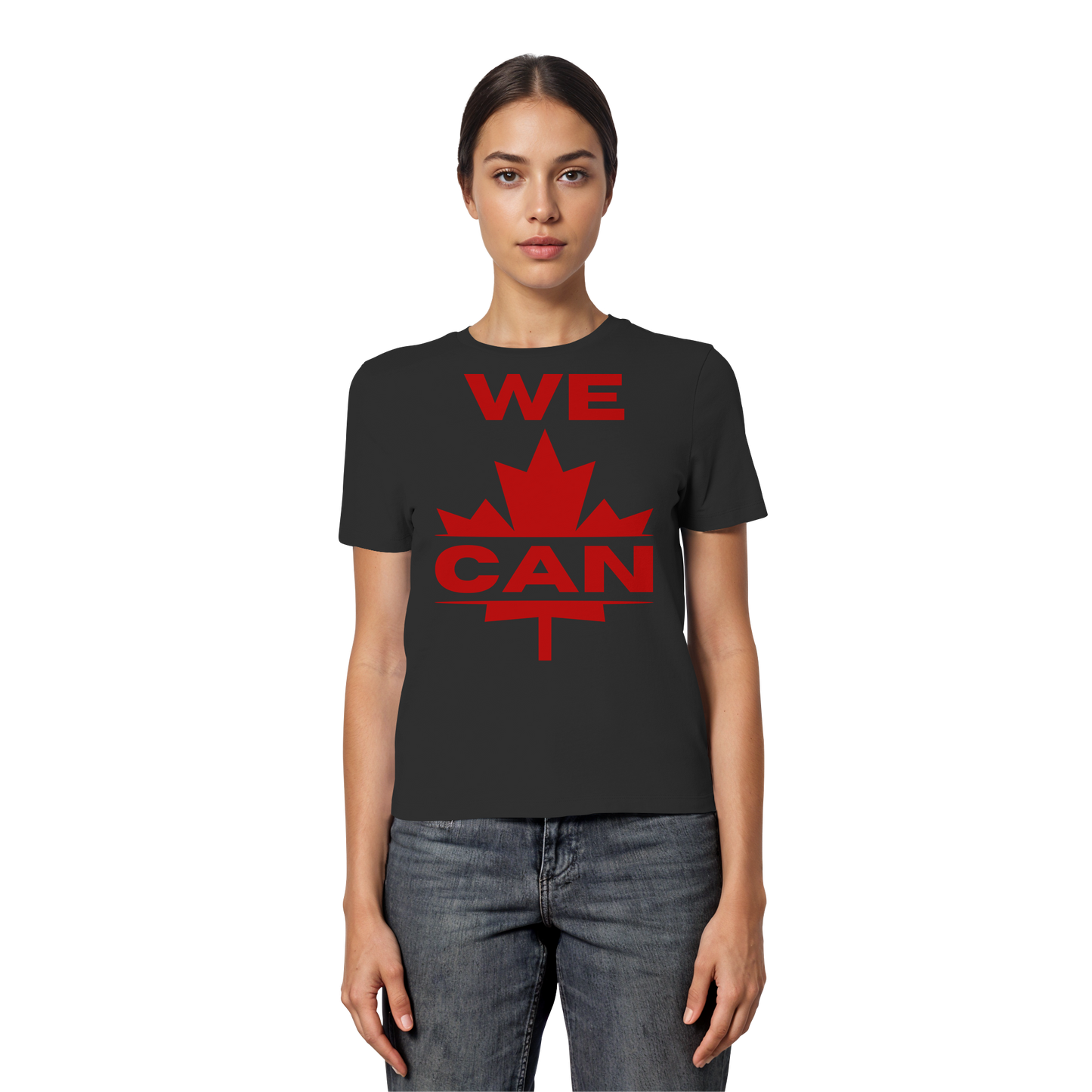 “WE CAN” with Maple Leaf – Women’s Favorite Tee – Casual Comfort for Every Occasion