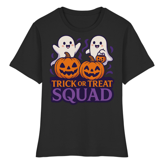 Trick or Treat Squad – Women’s Halloween Shirt - Cute & Fun Group Design