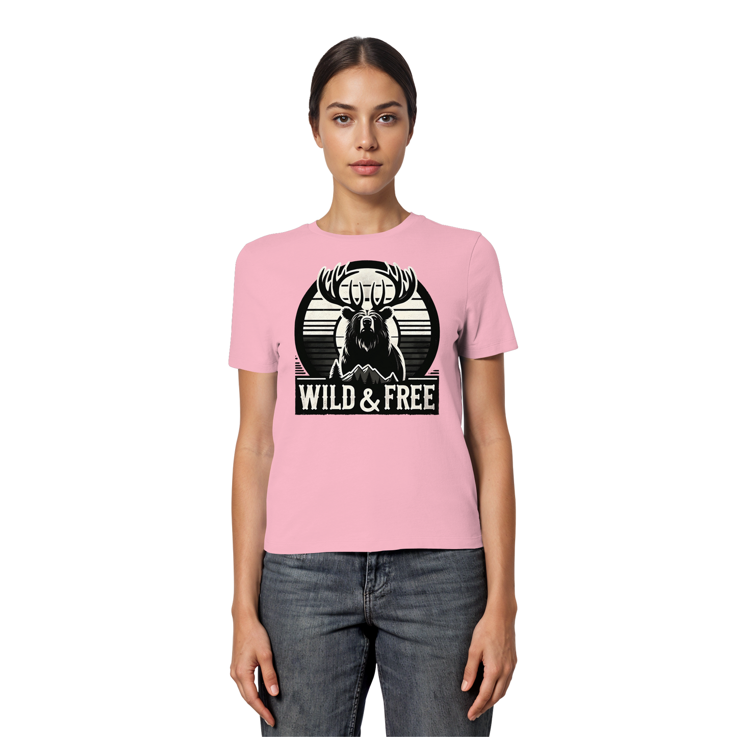 “Wild & Free” Women’s Favorite Tee – Perfect for Camping and Outdoor Adventures