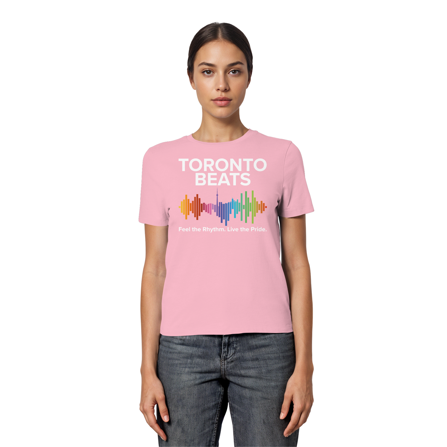 Toronto Beats Fitted Ladies T-Shirt – Loud. Proud. All Day Vibes.