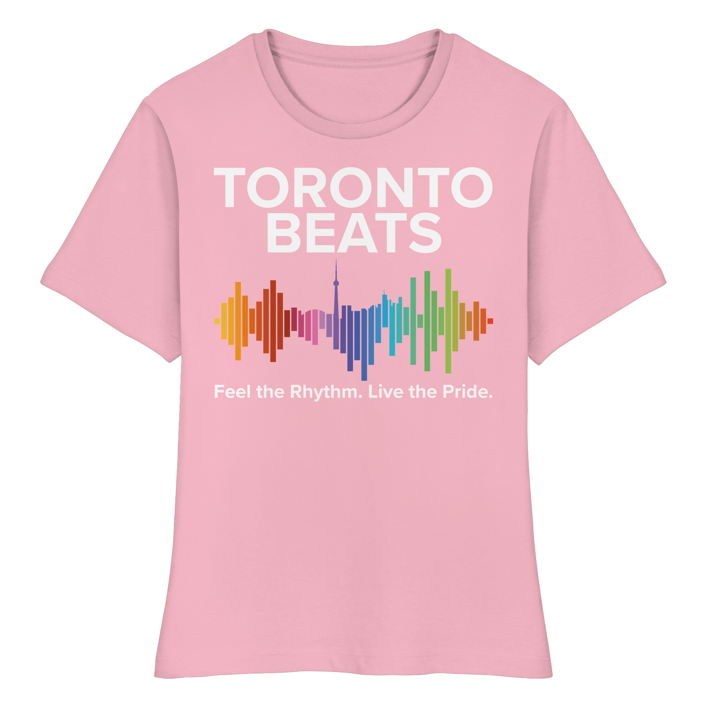 Toronto Beats Fitted Ladies T-Shirt – Loud. Proud. All Day Vibes.