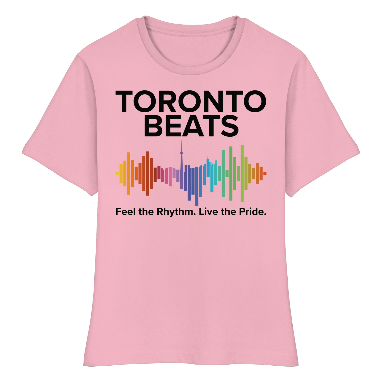 Toronto Beats Fitted Ladies T-Shirt – Loud. Proud. All Day Vibes.