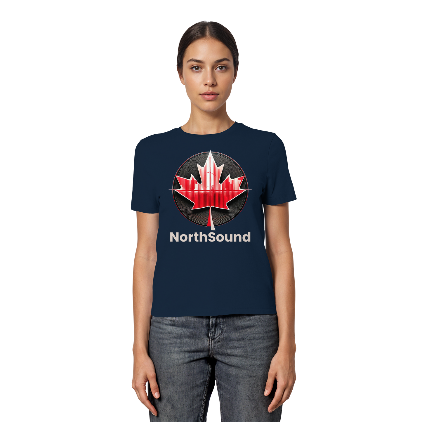 "NorthSound" Women's Favorite Tee - Maple Beats and Style