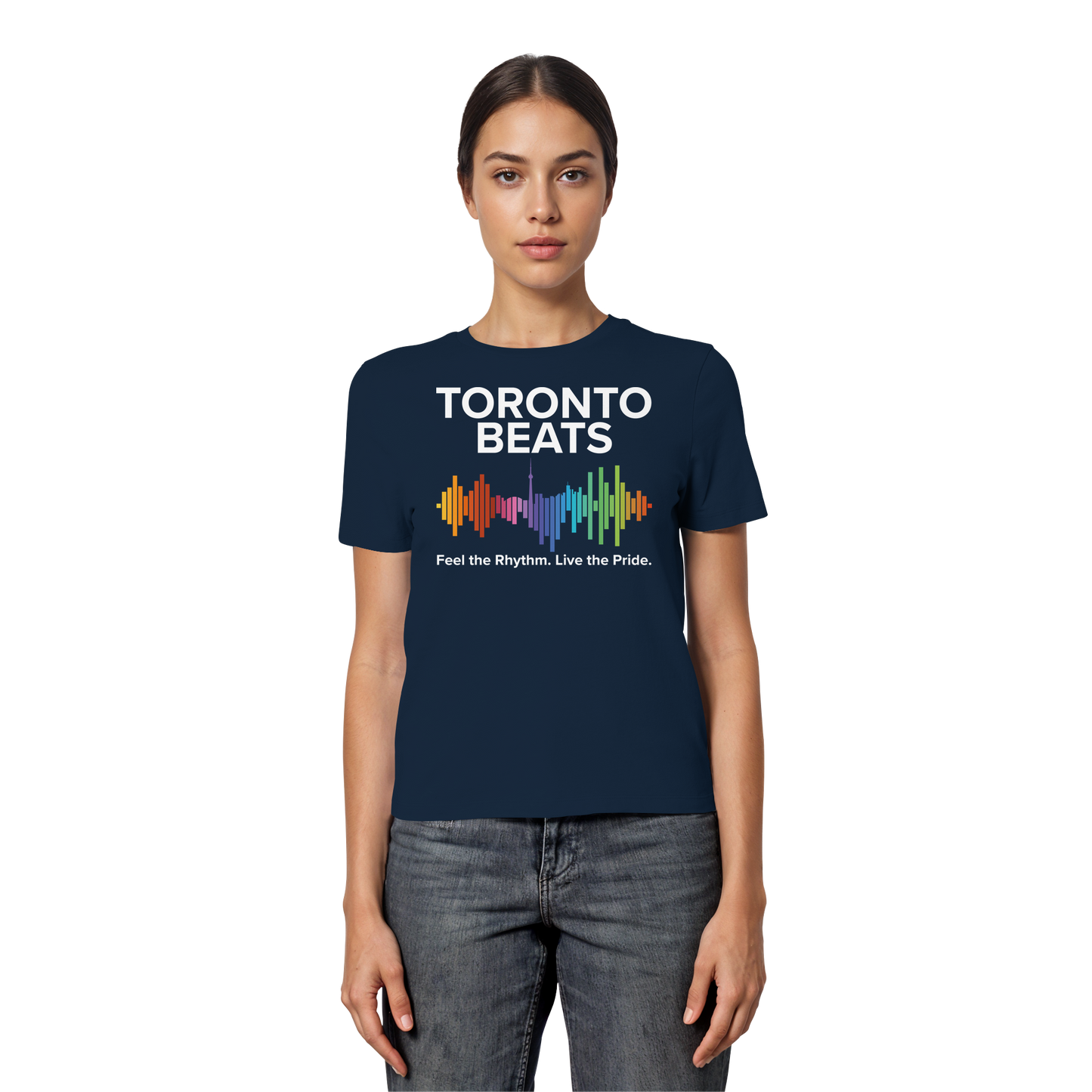 Toronto Beats Fitted Ladies T-Shirt – Loud. Proud. All Day Vibes.