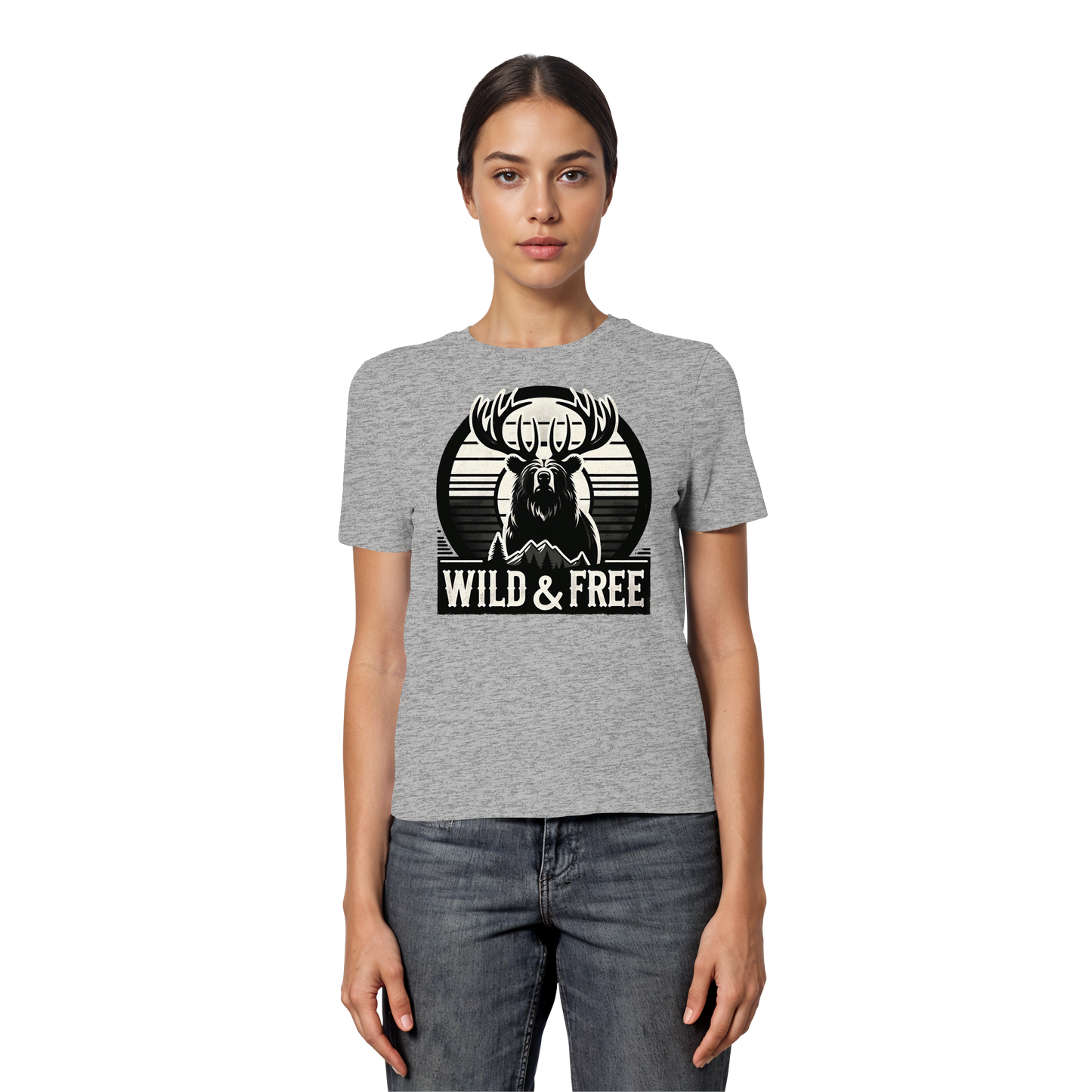 “Wild & Free” Women’s Favorite Tee – Perfect for Camping and Outdoor Adventures
