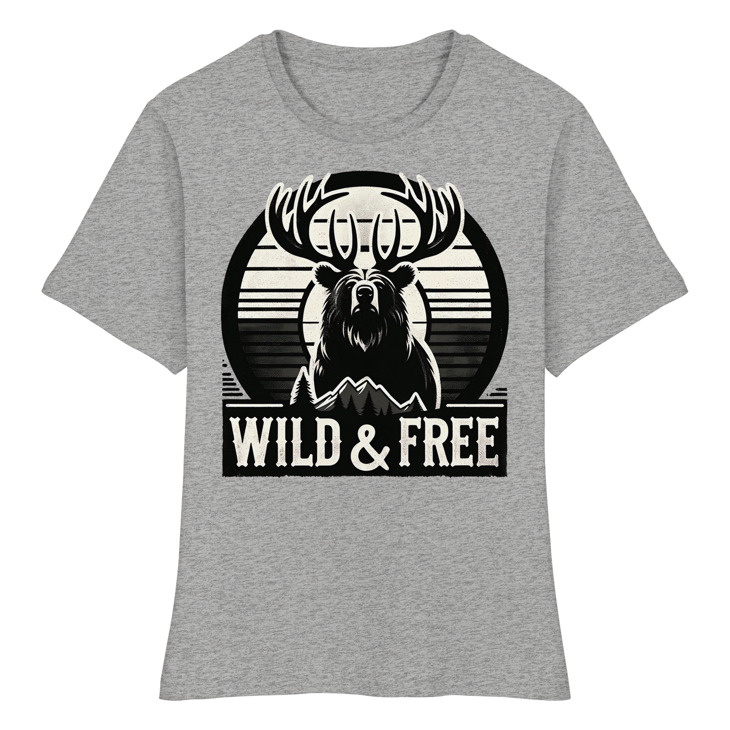 “Wild & Free” Women’s Favorite Tee – Perfect for Camping and Outdoor Adventures
