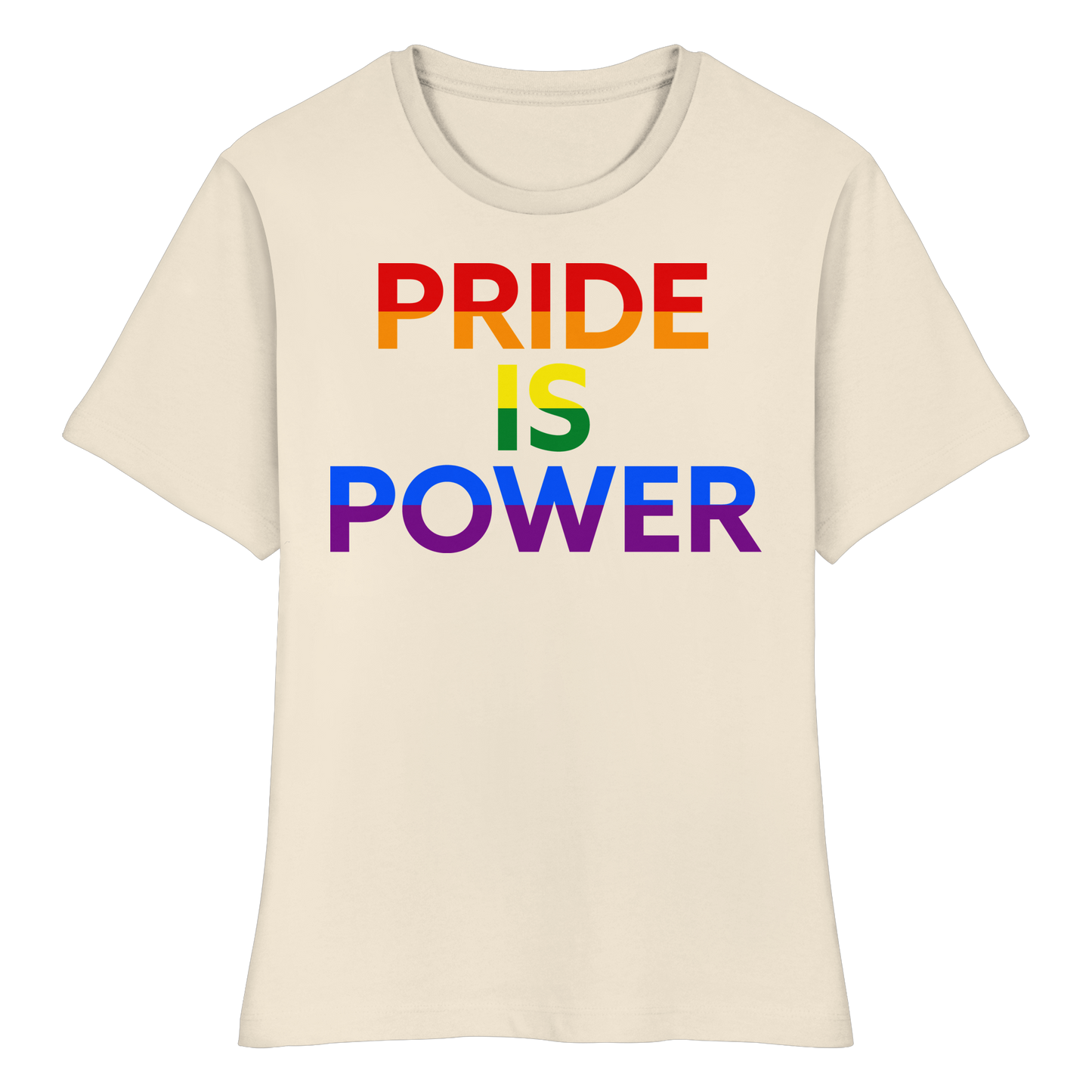 Pride Is Power – Feminine Fit Tee to Wear with Pride