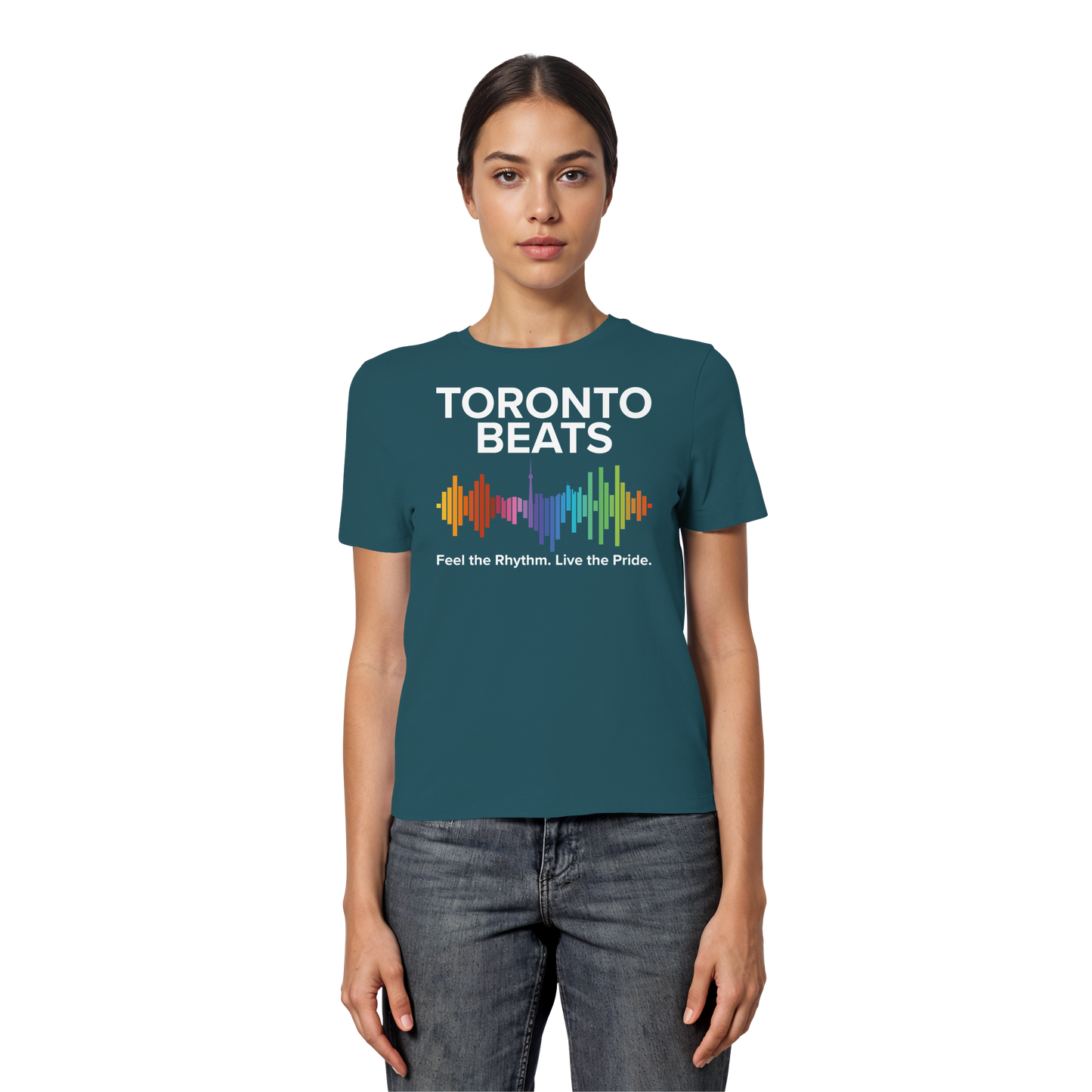 Toronto Beats Fitted Ladies T-Shirt – Loud. Proud. All Day Vibes.