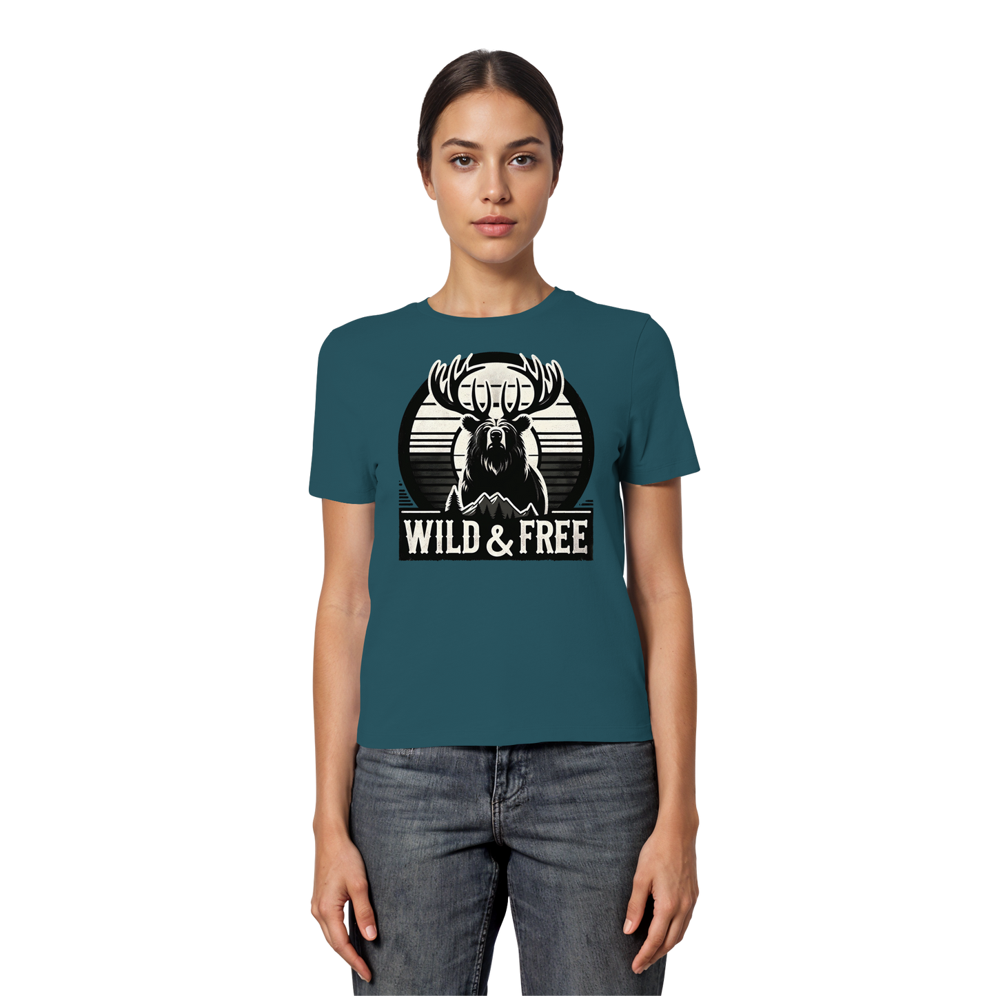 “Wild & Free” Women’s Favorite Tee – Perfect for Camping and Outdoor Adventures