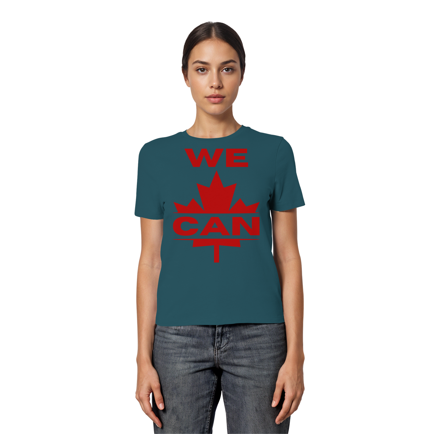 “WE CAN” with Maple Leaf – Women’s Favorite Tee – Casual Comfort for Every Occasion