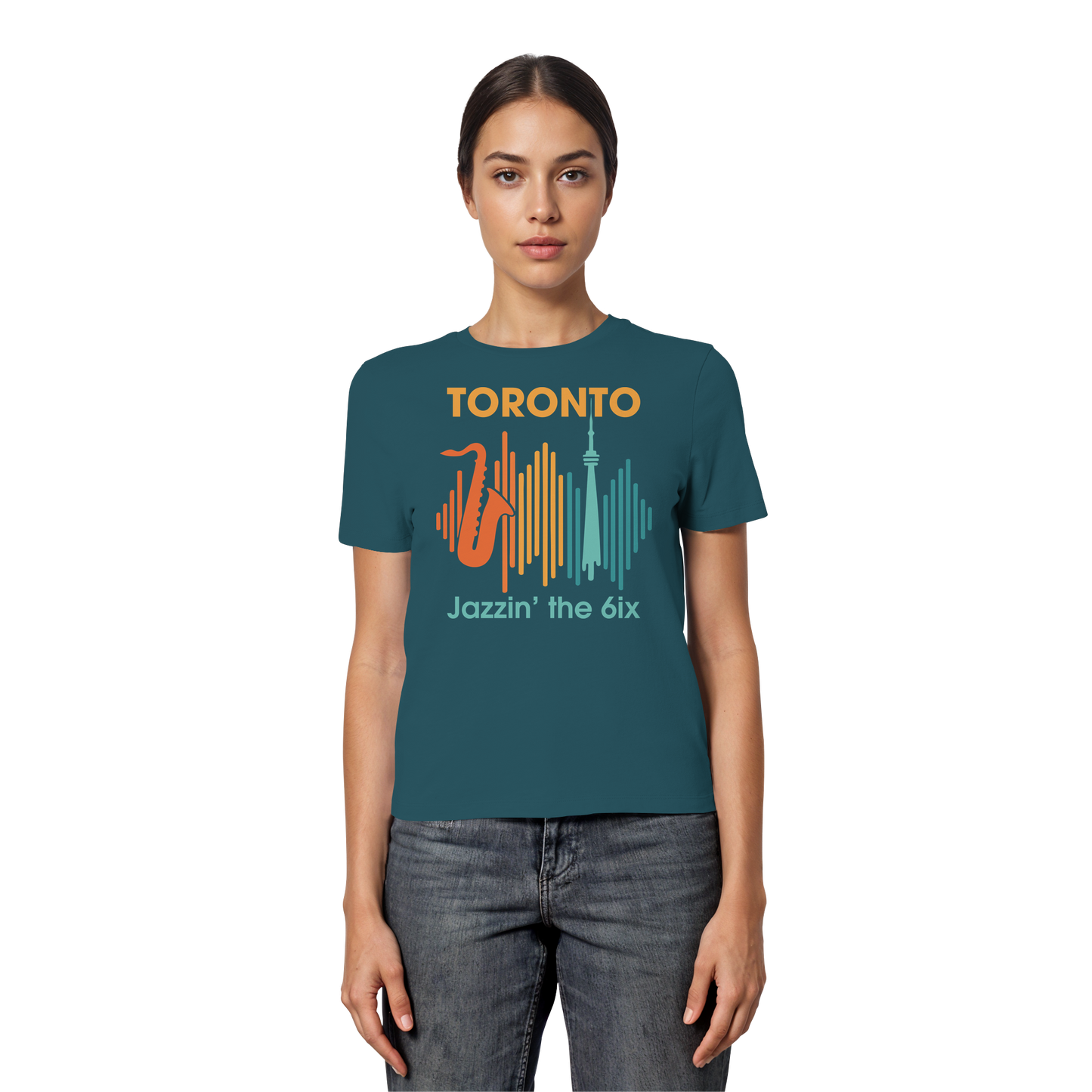 Toronto Jazzin’ the 6ix – Women’s Favourite Tee for That Soulful City Sound