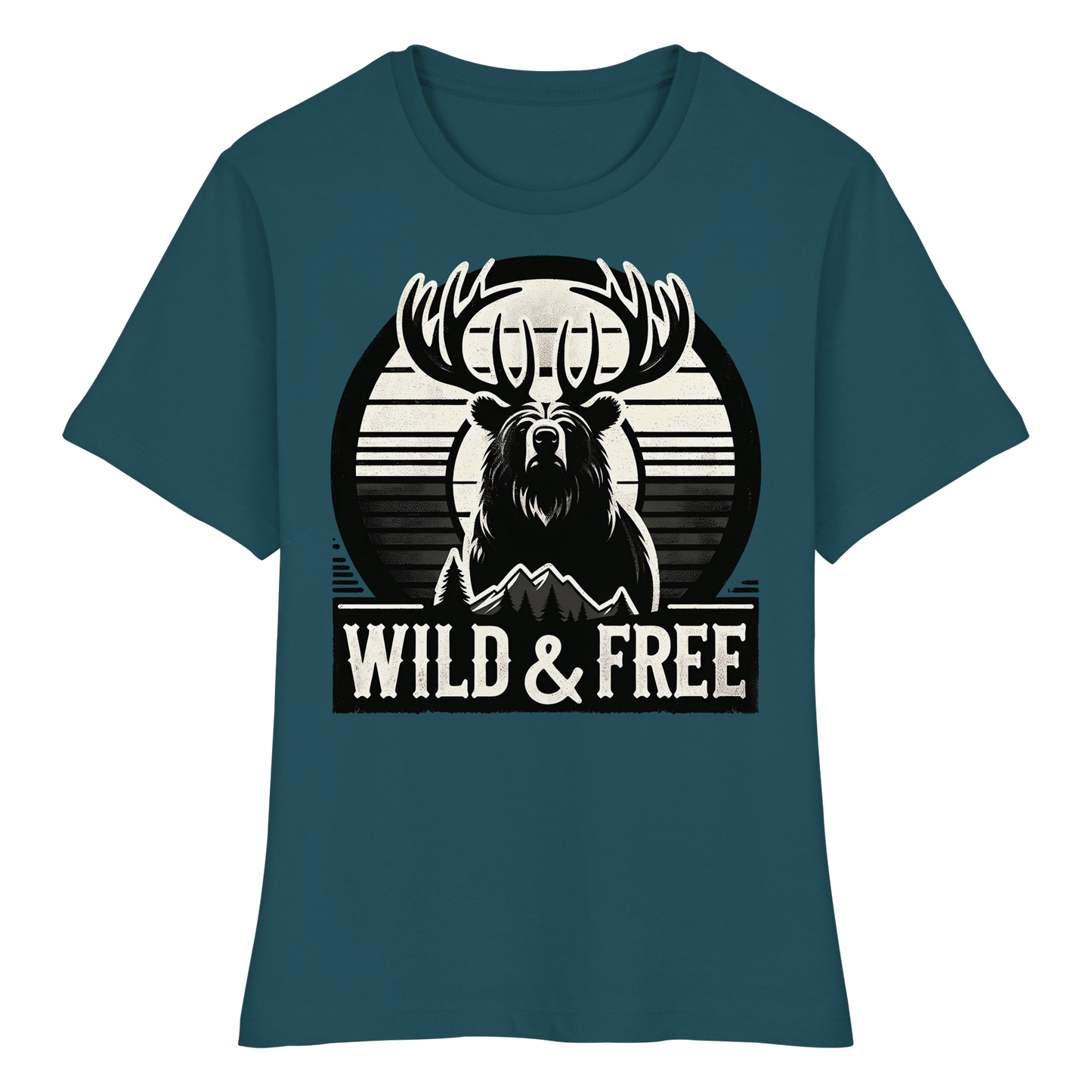 “Wild & Free” Women’s Favorite Tee – Perfect for Camping and Outdoor Adventures