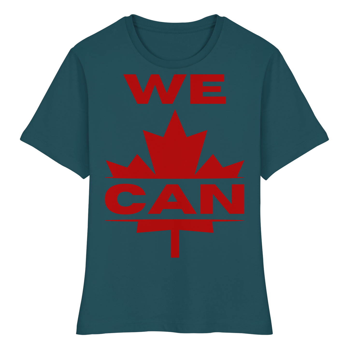 “WE CAN” with Maple Leaf – Women’s Favorite Tee – Casual Comfort for Every Occasion