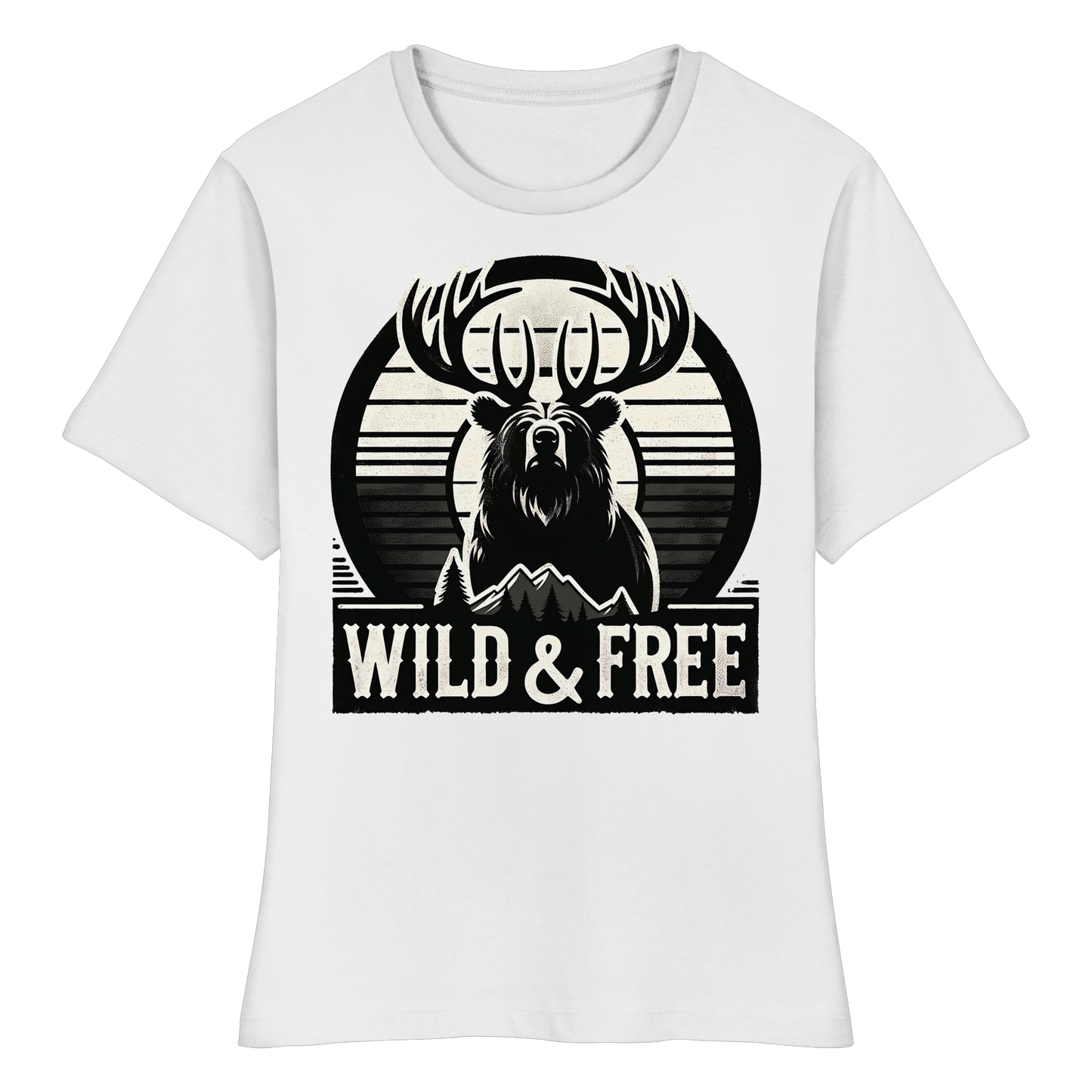 “Wild & Free” Women’s Favorite Tee – Perfect for Camping and Outdoor Adventures