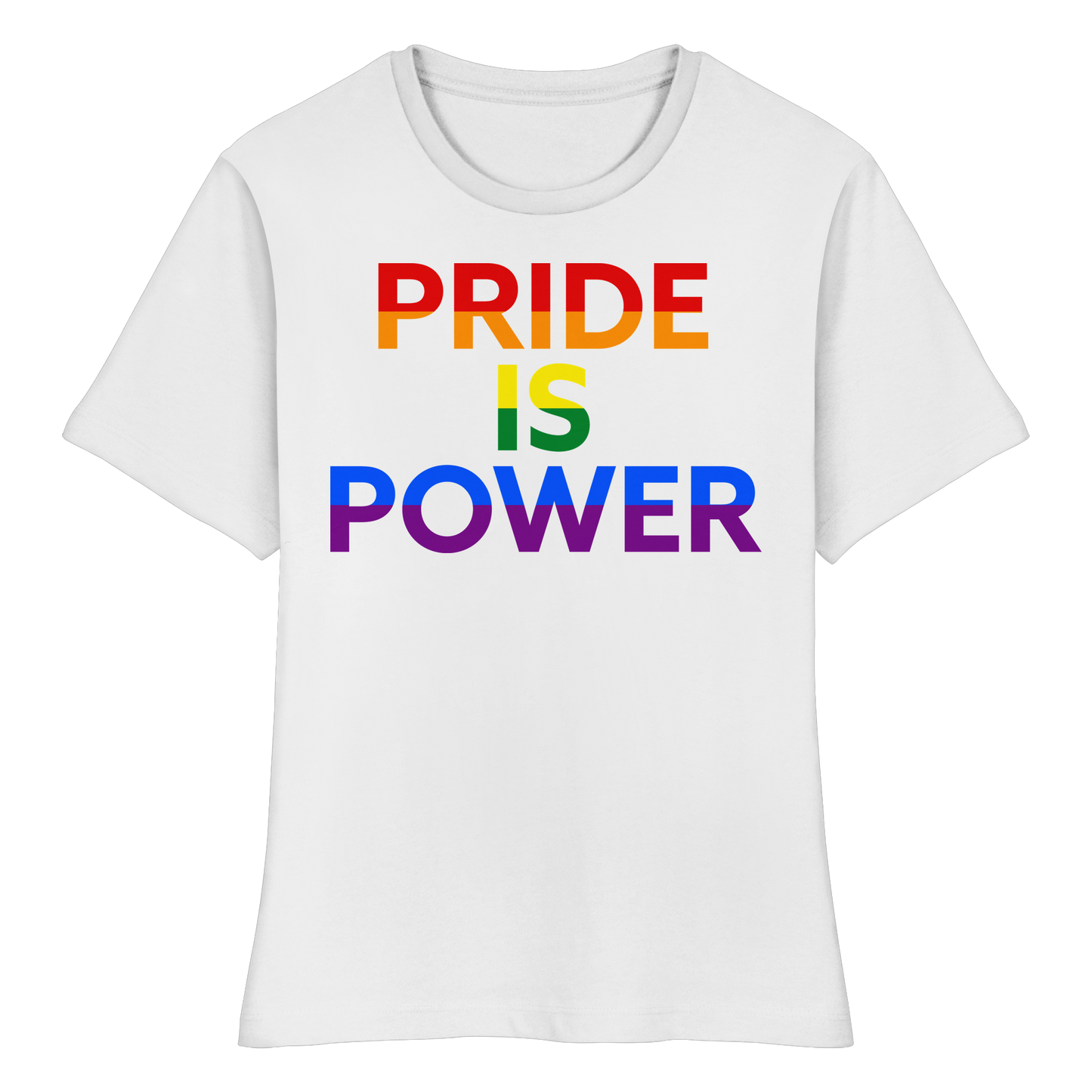 Pride Is Power – Feminine Fit Tee to Wear with Pride