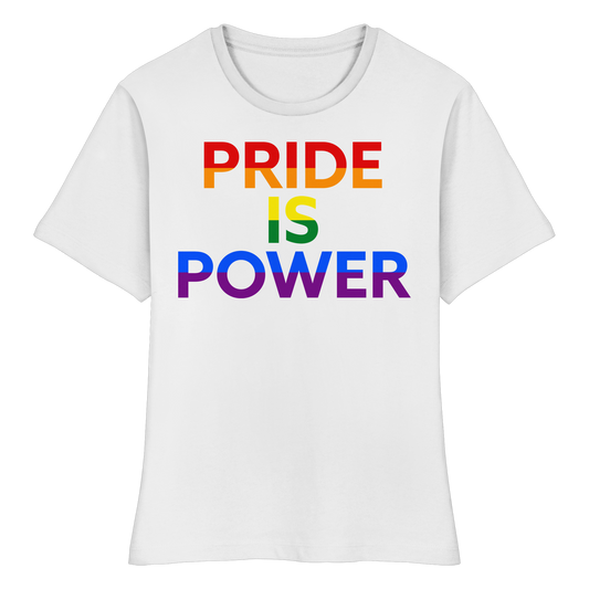 Pride Is Power – Feminine Fit Tee to Wear with Pride