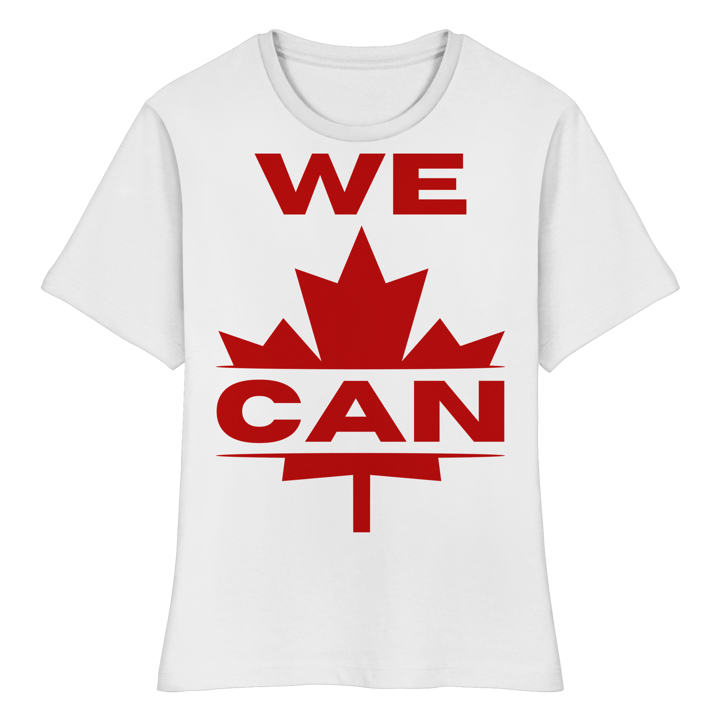 “WE CAN” with Maple Leaf – Women’s Favorite Tee – Casual Comfort for Every Occasion