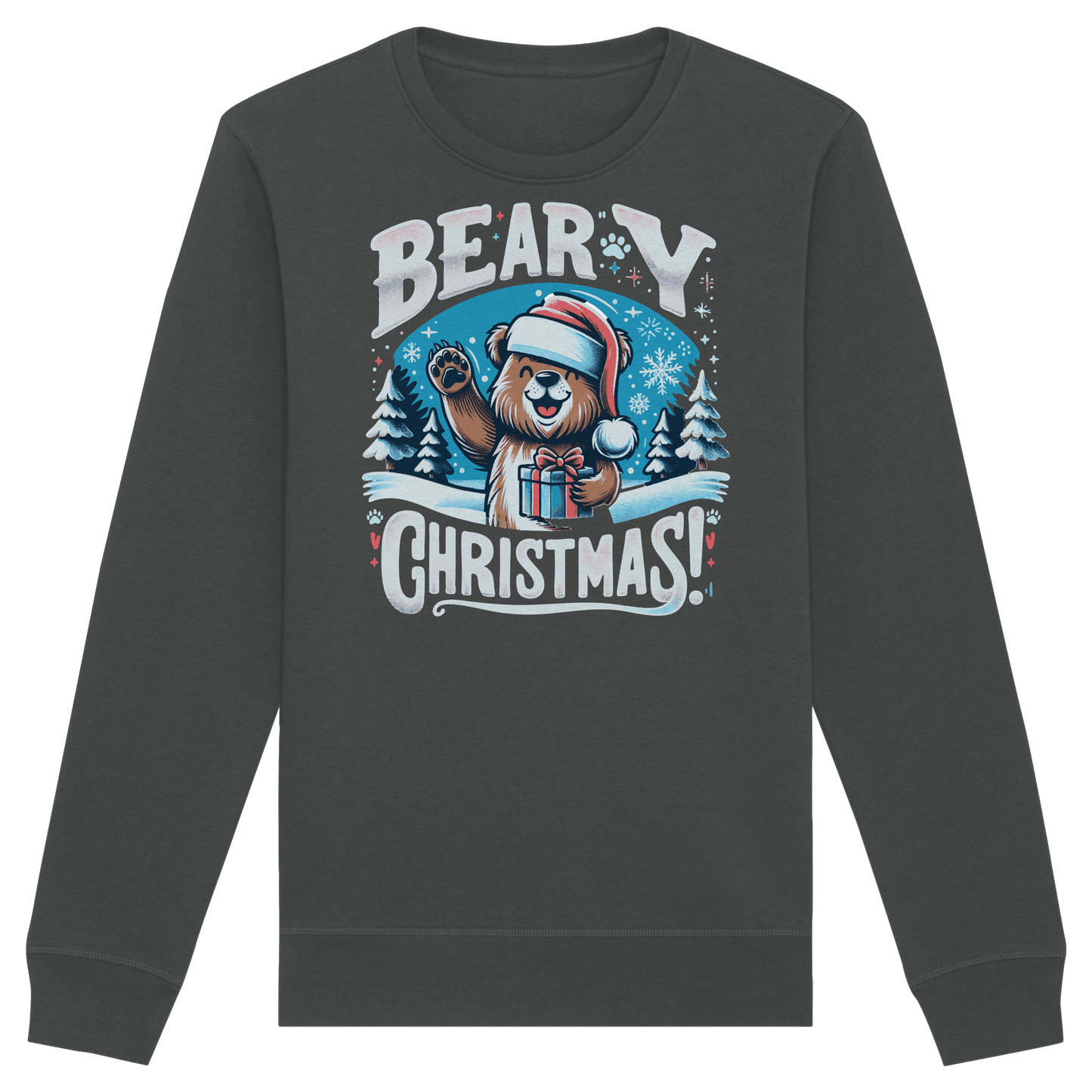 Beary Christmas Sweatshirt | Funny Bear Holiday Crewneck | Premium Fleece Christmas Gift