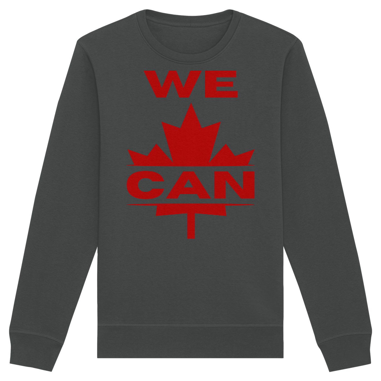 “We Can” with Maple Leaf Unisex Sweatshirt – Motivational Sweatshirt for Everyday Comfort, Canada Pride