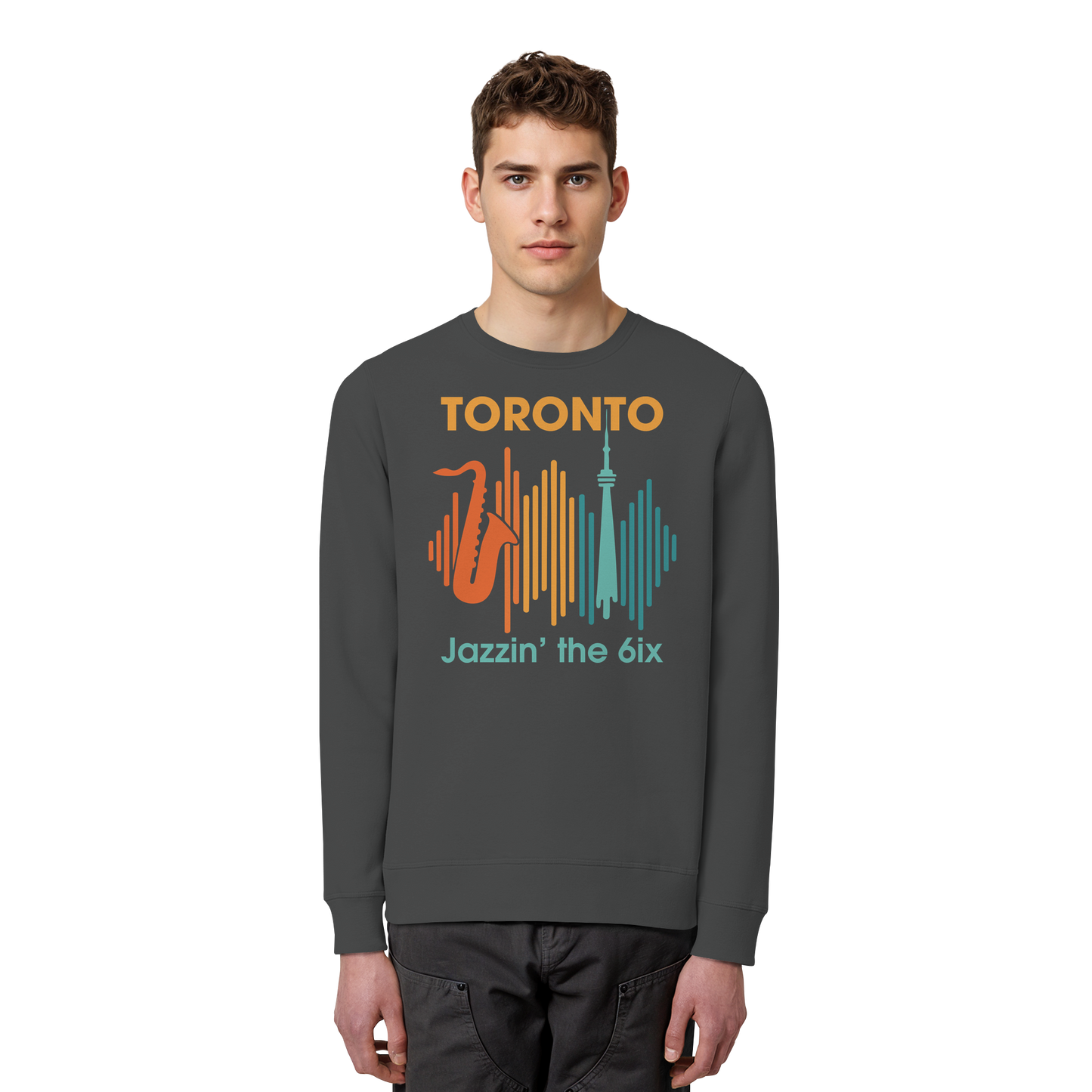 Toronto Jazzin’ the 6ix – Cozy Sweatshirt for Late-Night Soundwalks