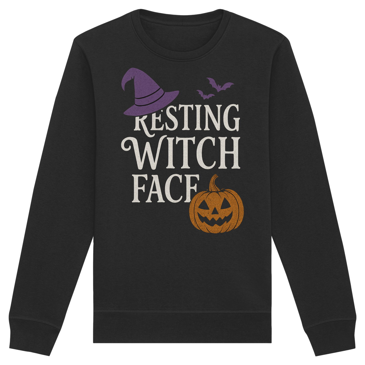 Resting Witch Face – Unisex Sweatshirt for Halloween Lovers