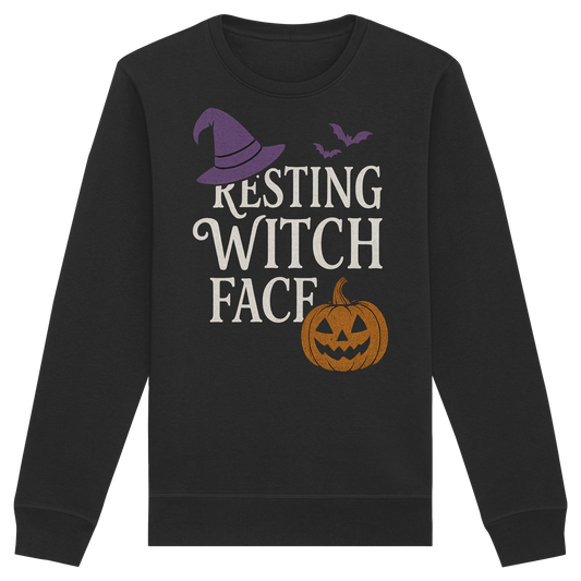 Resting Witch Face – Unisex Sweatshirt for Halloween Lovers