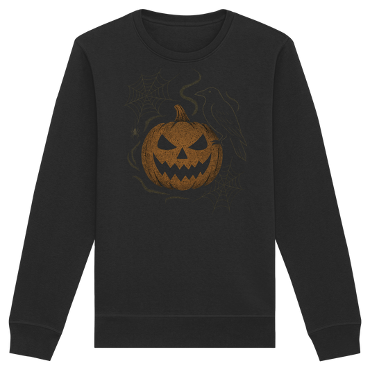 Ghostly Pumpkin – Halloween Sweatshirt | Cute Ghost & Pumpkin Artwork