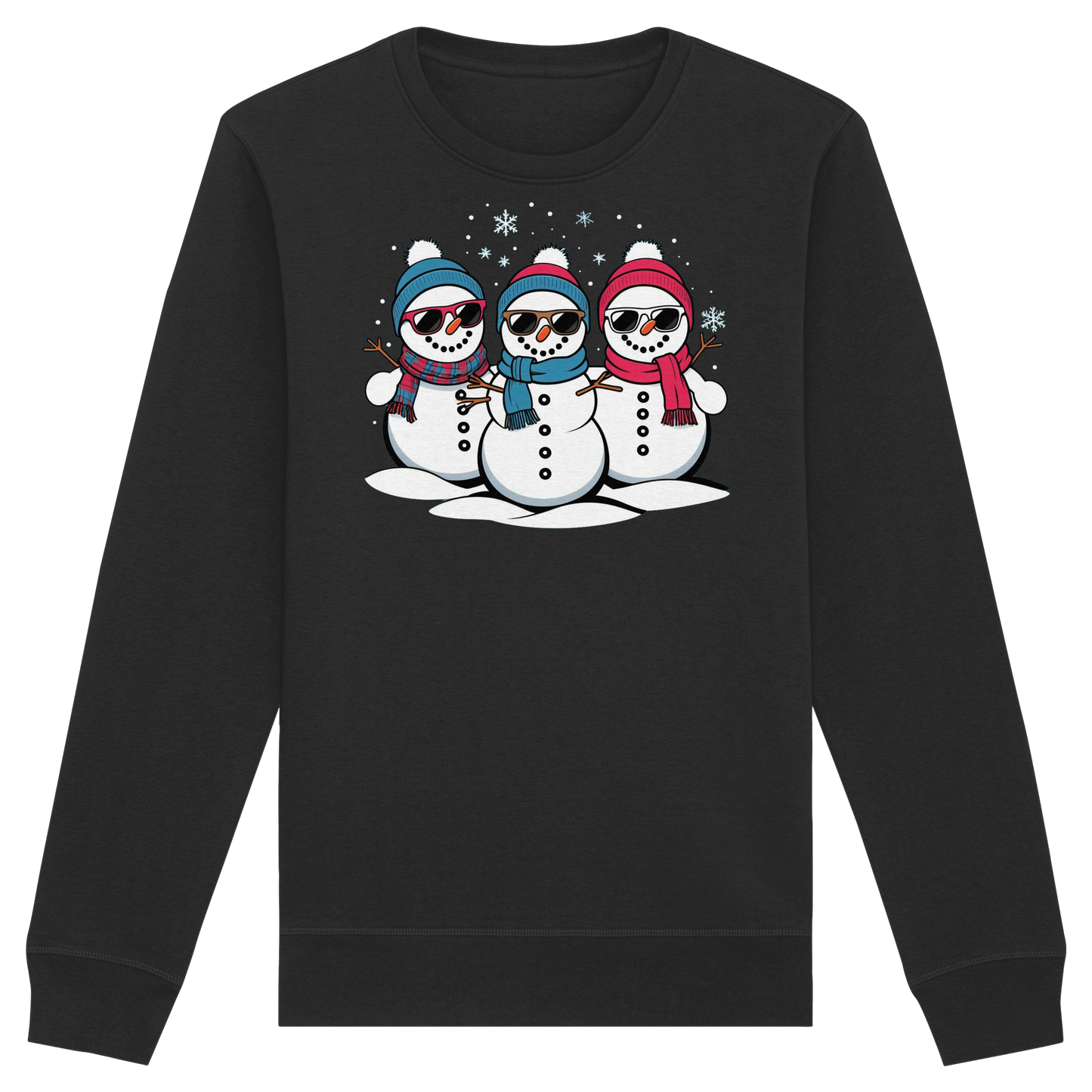 Cool Snow Squad Sweatshirt | Snowman Christmas Crewneck | Holiday Fleece