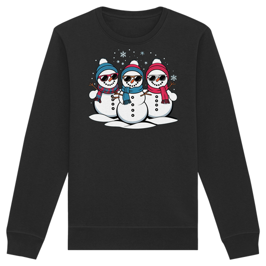 Cool Snow Squad Sweatshirt | Snowman Christmas Crewneck | Holiday Fleece