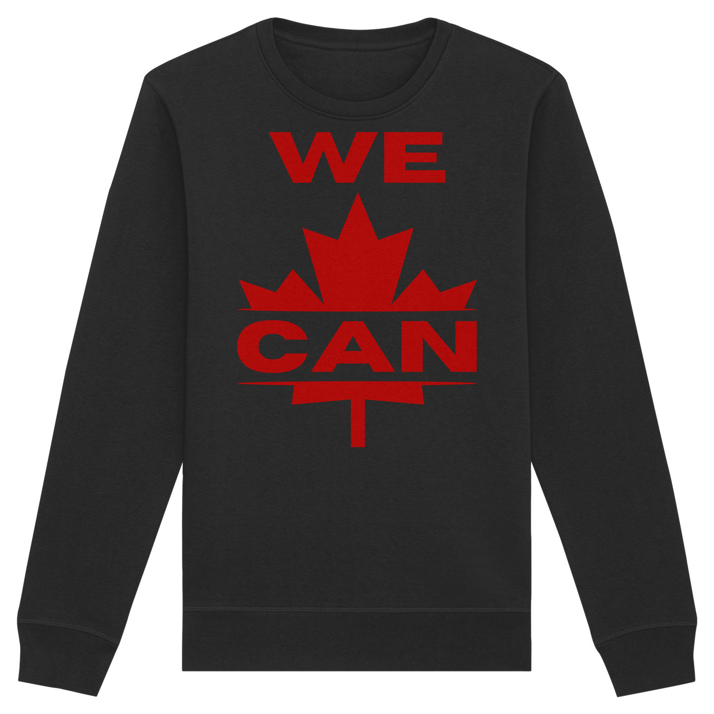 “We Can” with Maple Leaf Unisex Sweatshirt – Motivational Sweatshirt for Everyday Comfort, Canada Pride