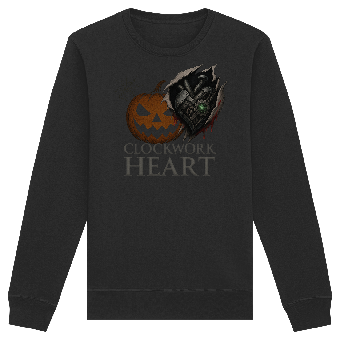 Clockwork Heart Halloween Sweatshirt – Cozy Gothic Steampunk Style