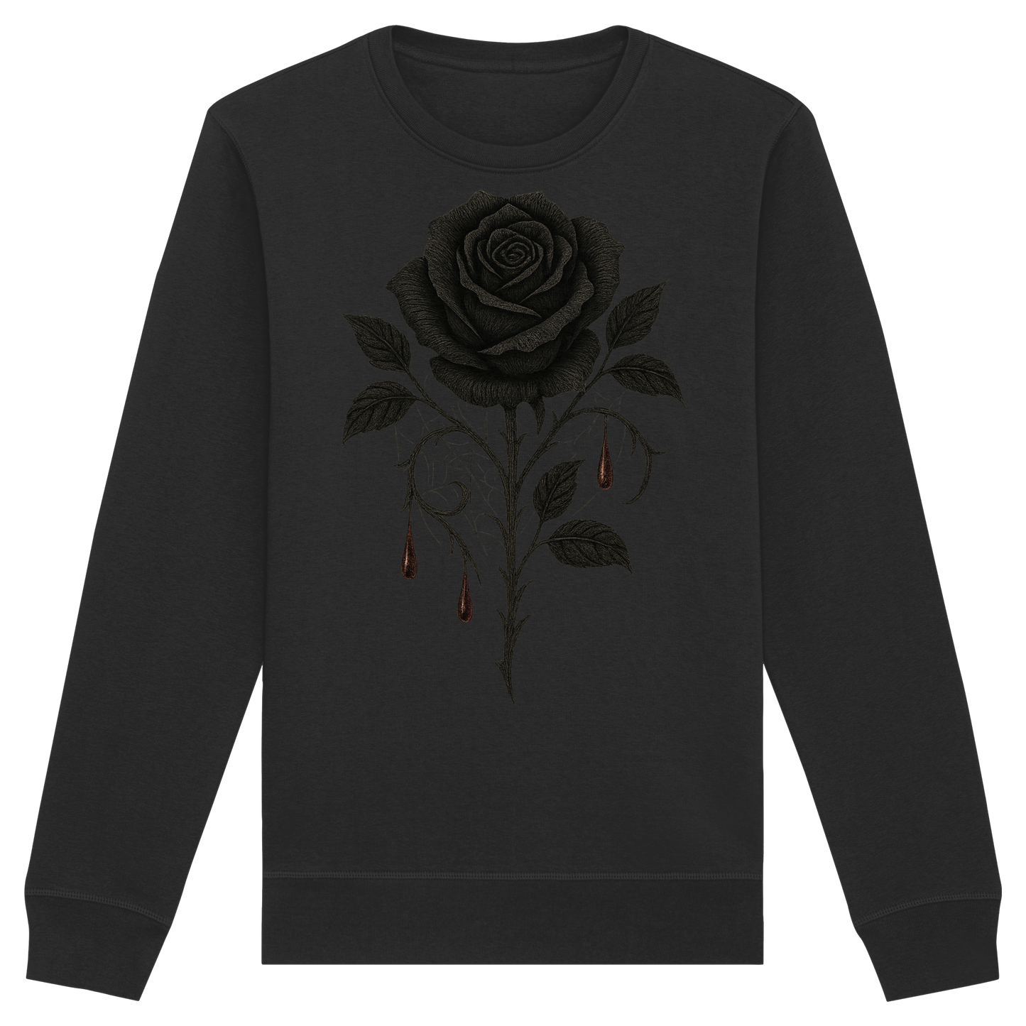 Dark Rose – Halloween Sweatshirt | Dark Romantic Aesthetic