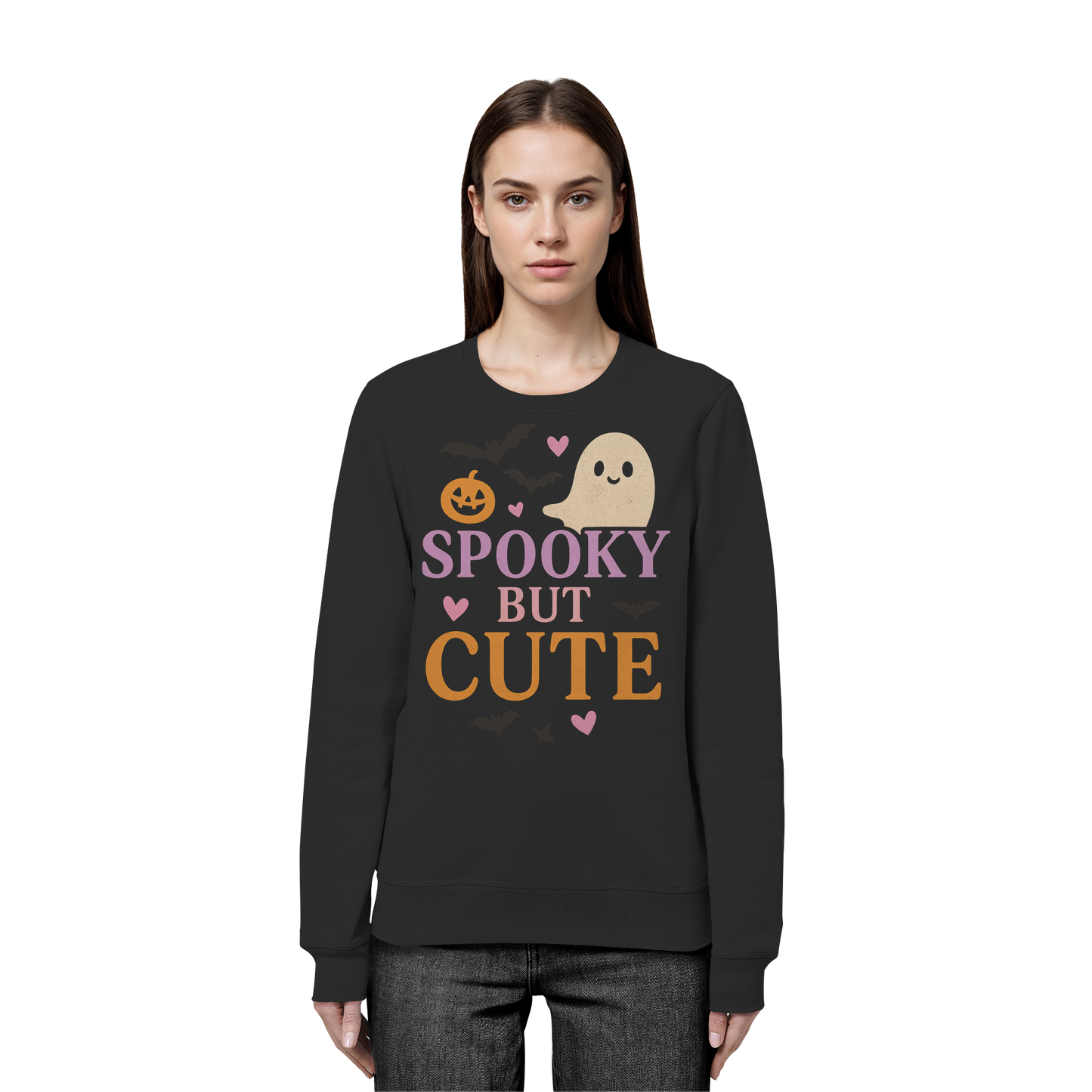 Spooky But Cute – Cozy Halloween Sweatshirt - Cute & Funny Spooky Style