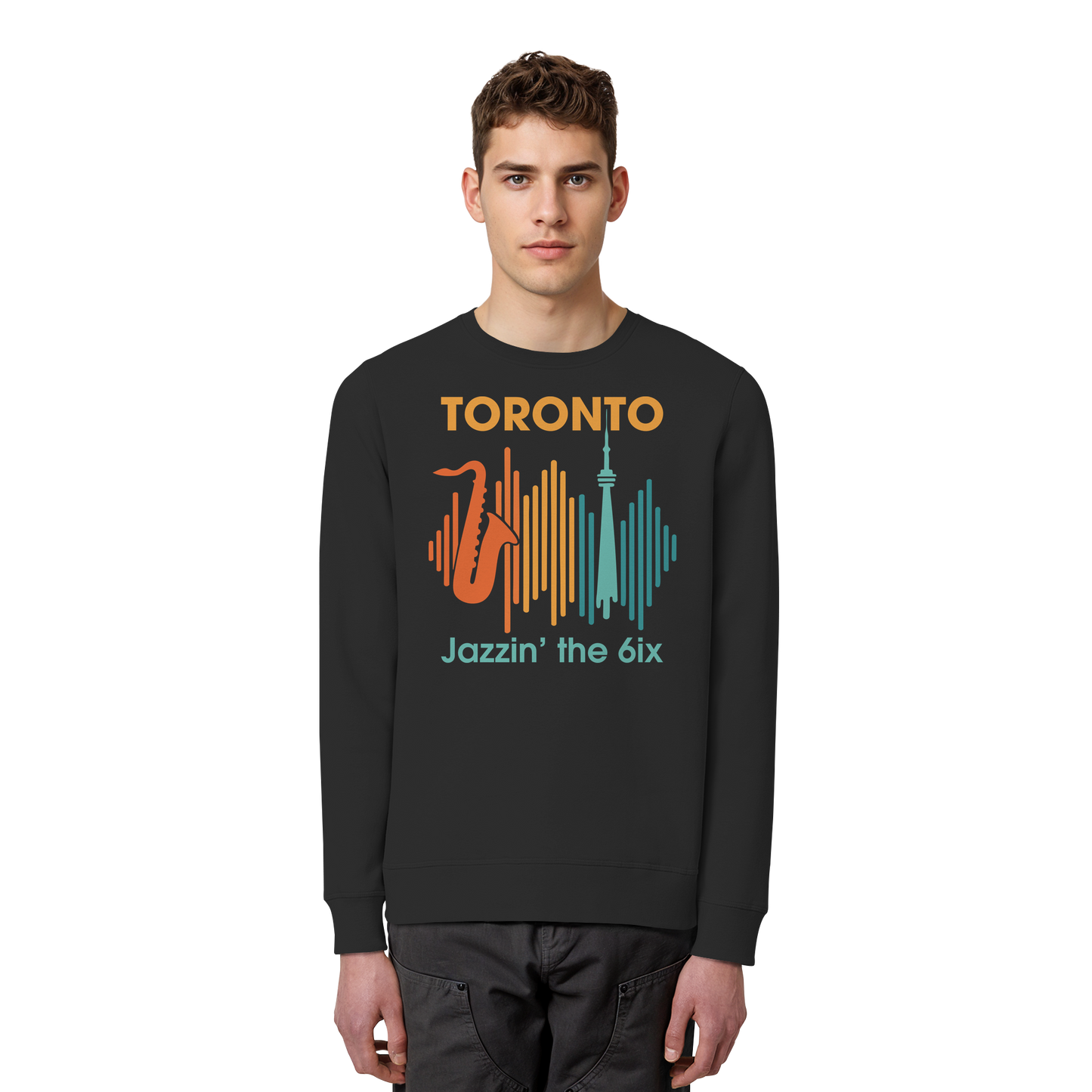 Toronto Jazzin’ the 6ix – Cozy Sweatshirt for Late-Night Soundwalks