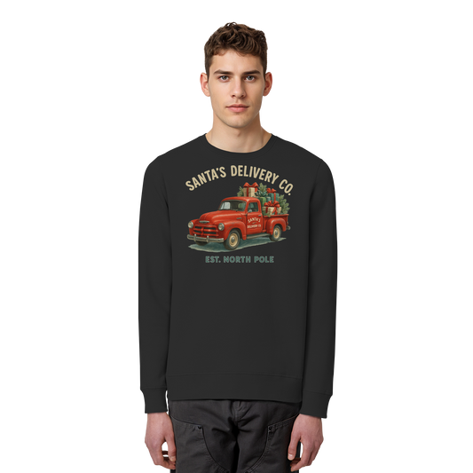 Santa’s Delivery Truck Sweatshirt | Vintage Christmas Crewneck | Premium Quality Fleece