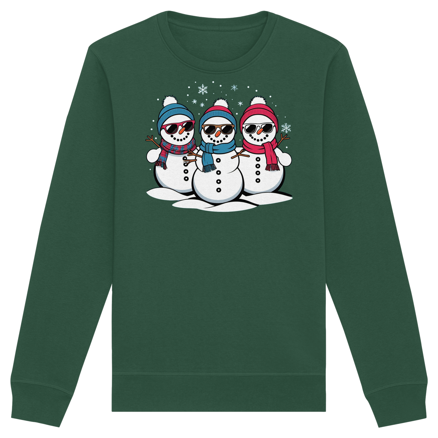 Cool Snow Squad Sweatshirt | Snowman Christmas Crewneck | Holiday Fleece