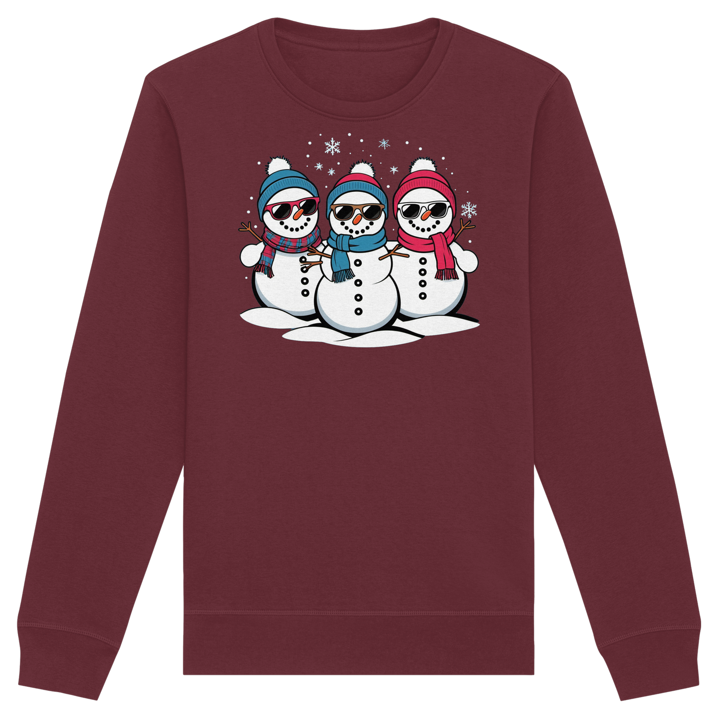 Cool Snow Squad Sweatshirt | Snowman Christmas Crewneck | Holiday Fleece