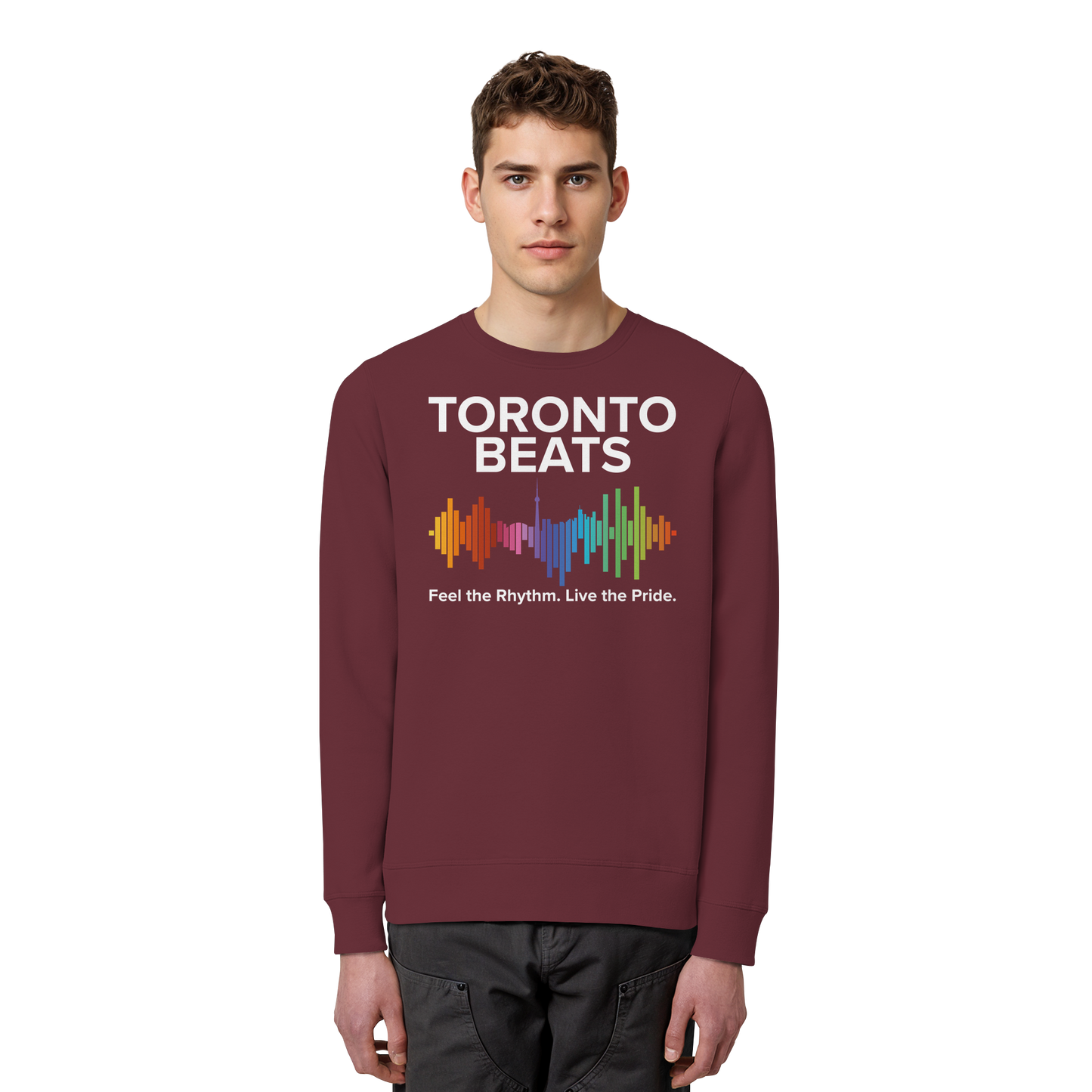 Toronto Beats Pride Sweatshirt – Chill Days. Warm Soul.