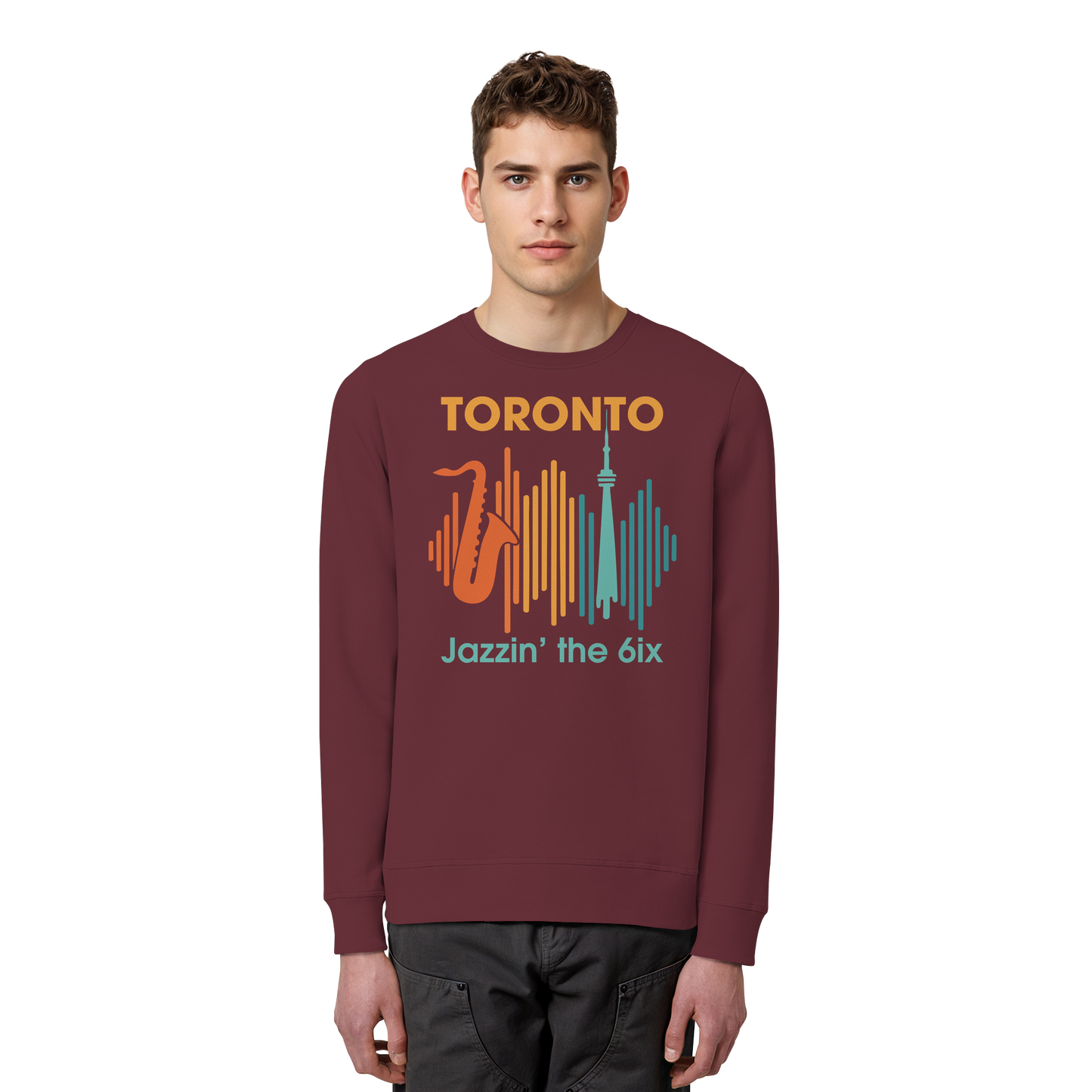 Toronto Jazzin’ the 6ix – Cozy Sweatshirt for Late-Night Soundwalks