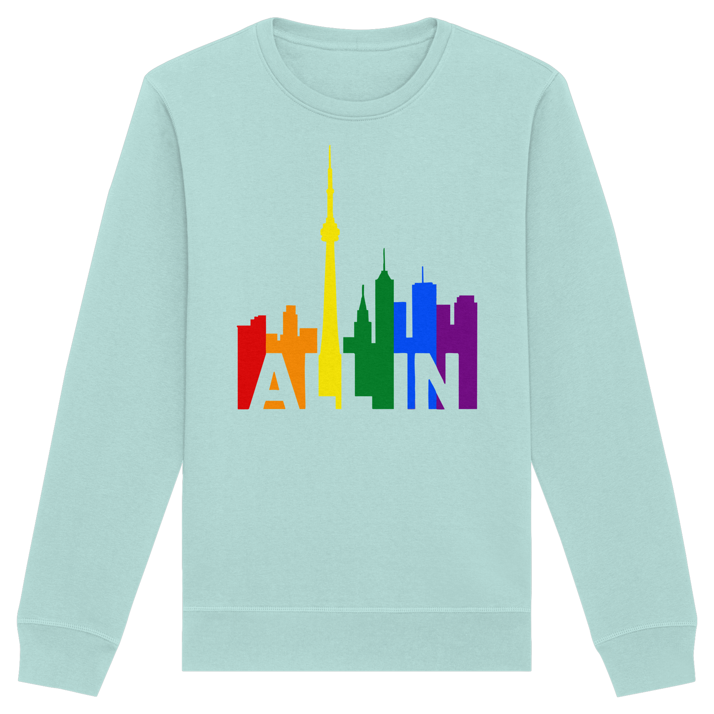 ALL IN – Pride Toronto Sweatshirt – Unisex Fit – Cozy & Bold