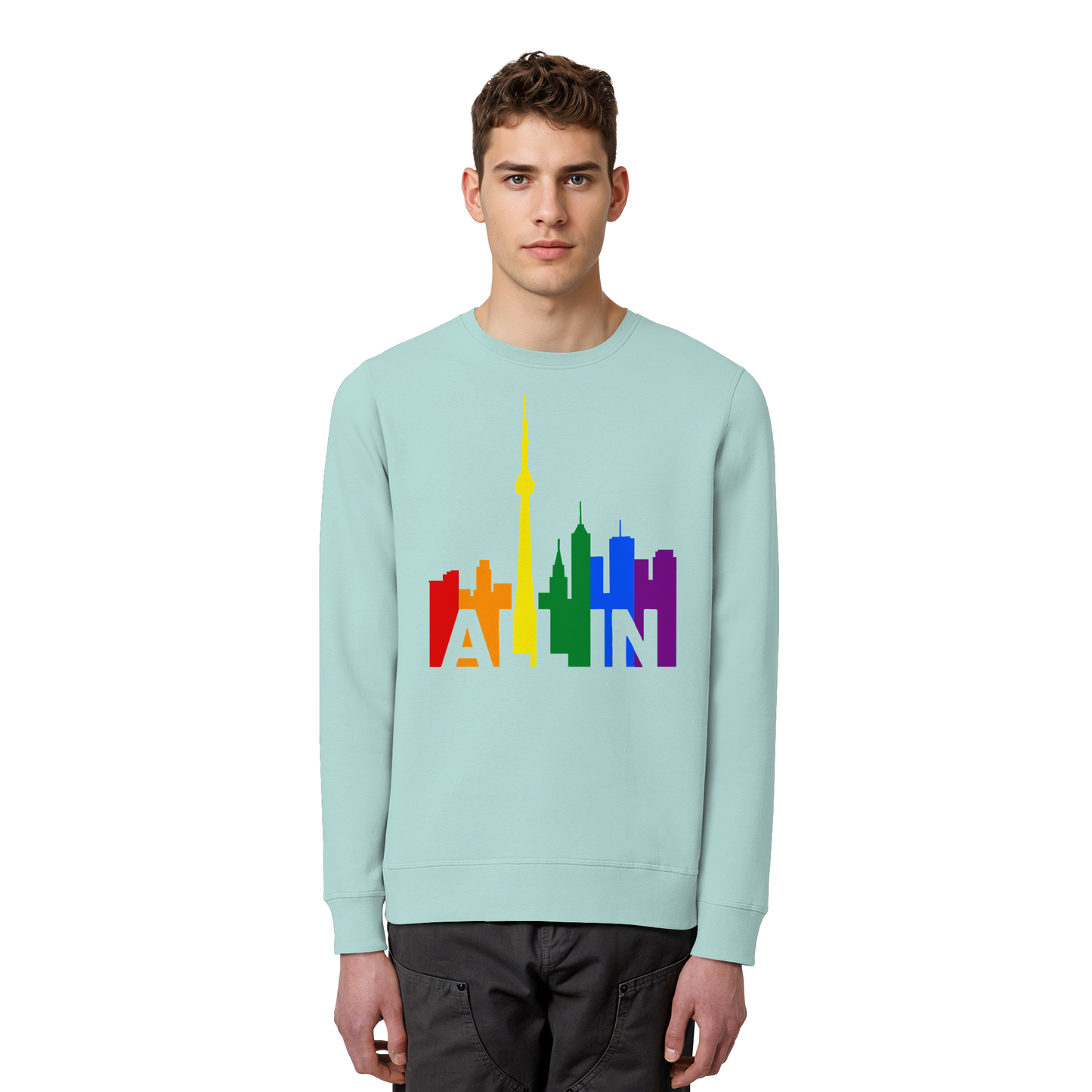 ALL IN – Pride Toronto Sweatshirt – Unisex Fit – Cozy & Bold